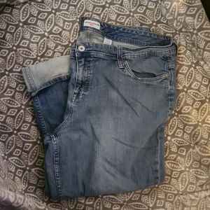 GEORGE & MARTHA capri style cuffed jeans, size 22W